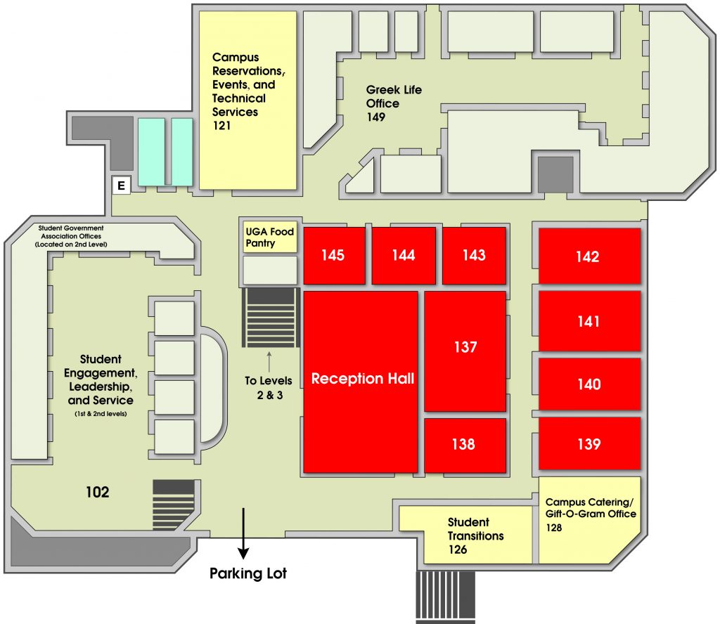 Tate level 1 floor plan