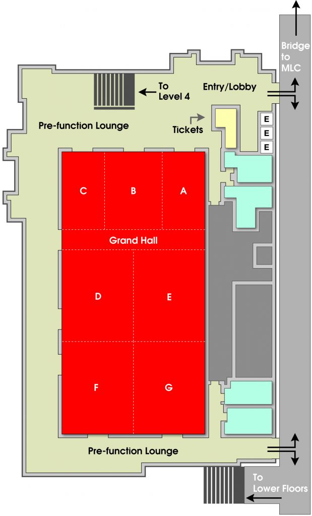 Tate level 5 floor plan